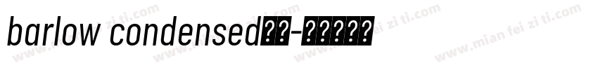barlow condensed字体字体转换